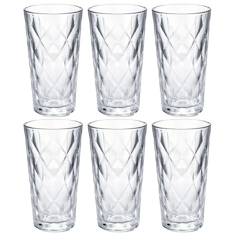Jogo de Copos 6 Peças 220ml em Vidro Ruvolo Jogo de Copos 6 Peças 220ml em Vidro Vista Home