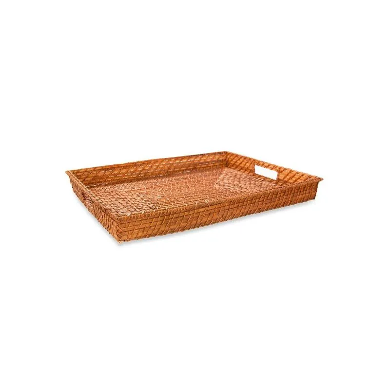 Bandeja Retangular 58x42cm Bege