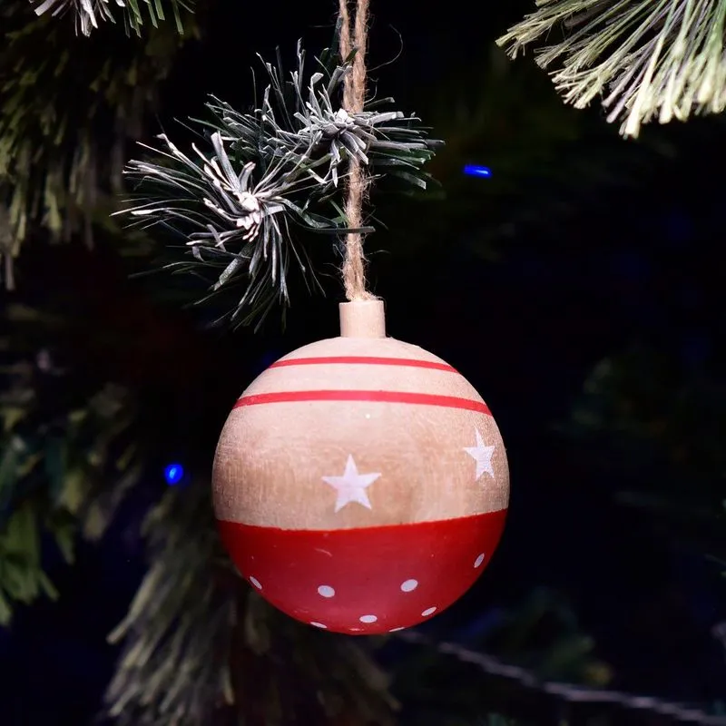 Bola de Natal Estrela Hang D6cm