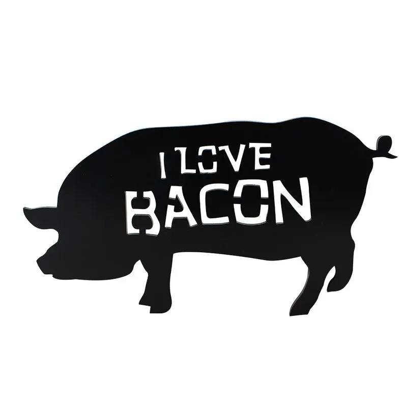 Quadro I Love Bacon Zona Criativa