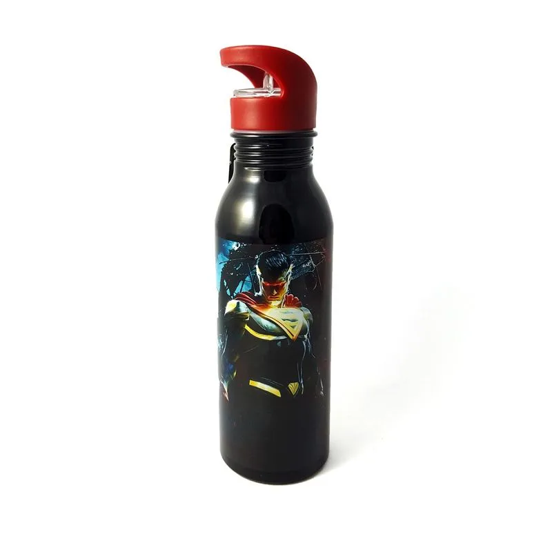 Garrafa De Aluminio 600ml Superman