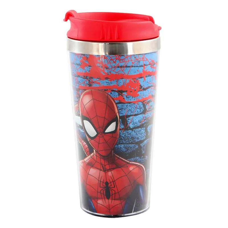 Copo viagem spider man Unica