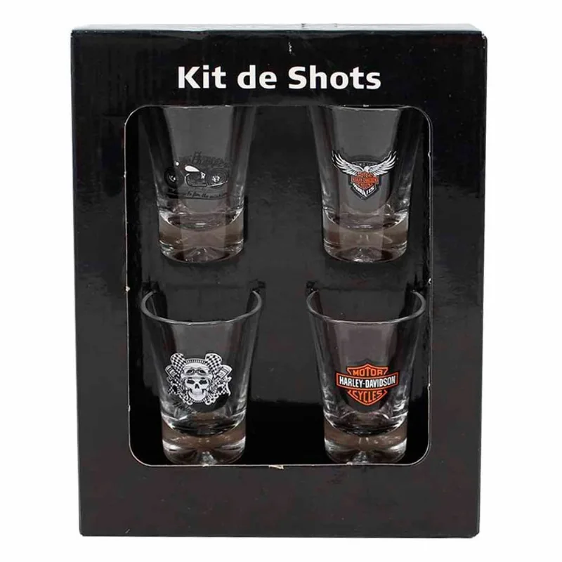Kit Copos de Shot 50 ml Harley Davidson