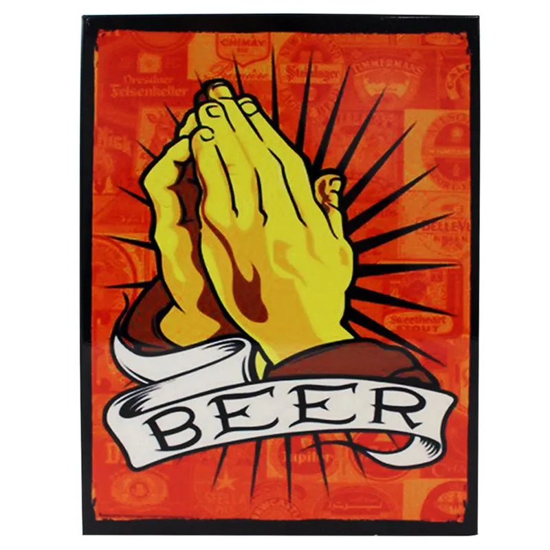 Placa de Metal - Beer