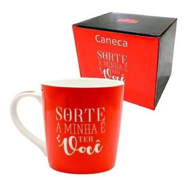 Caneca Joia 400ml Sorte a Minha