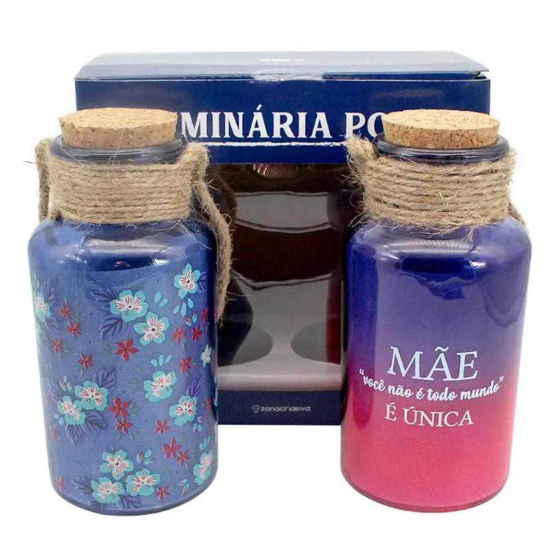 Kit com 2 Luminárias Mãe Única - Zona Criativa