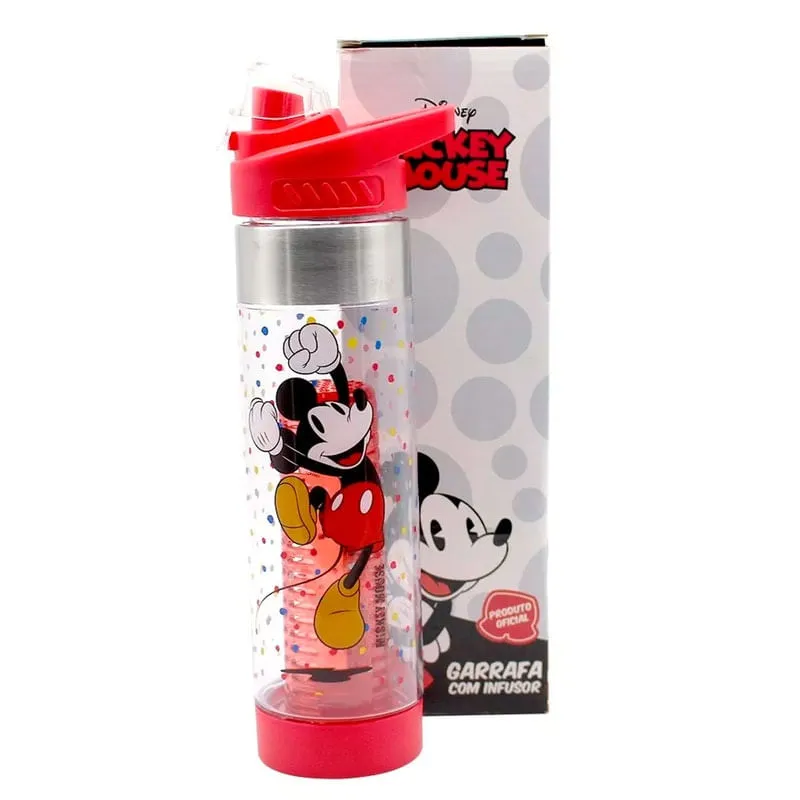 Garrafa com Infusor Mickey Mouse 750 ml