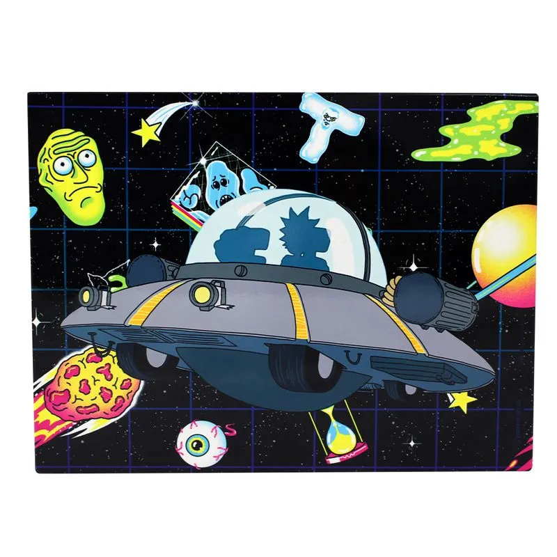 Quadro de Metal - Rick and Morty