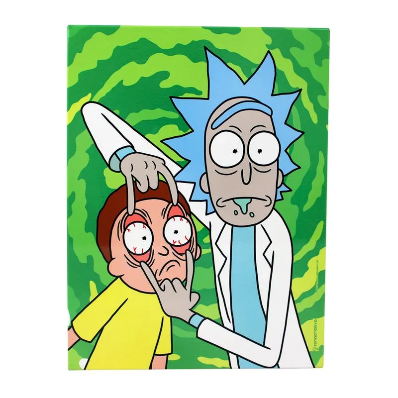 Quadro de Metal - Rick and Morty