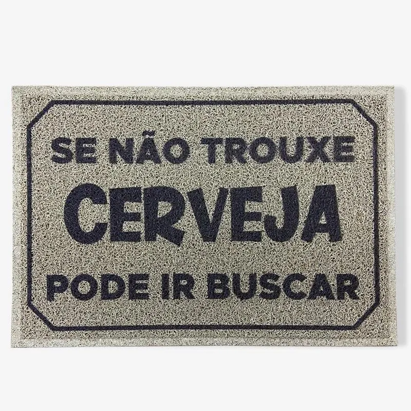Capacho Cerveja Antiderrapante, 40cmx60cm, 710gr