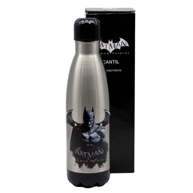 Cantil Metálico Do Batman 500 Ml