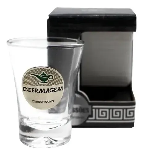 COPO SHOT 60ML ENFERMAGEM - Manaia Presentes