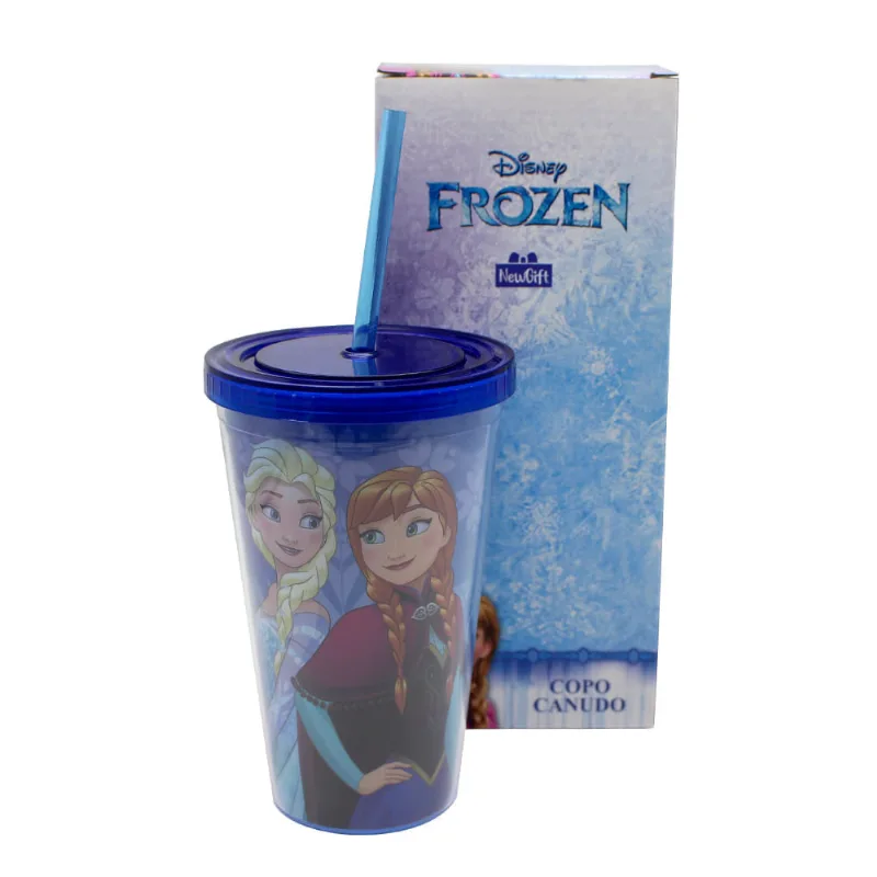 Copo Canudo Frozen - Disney