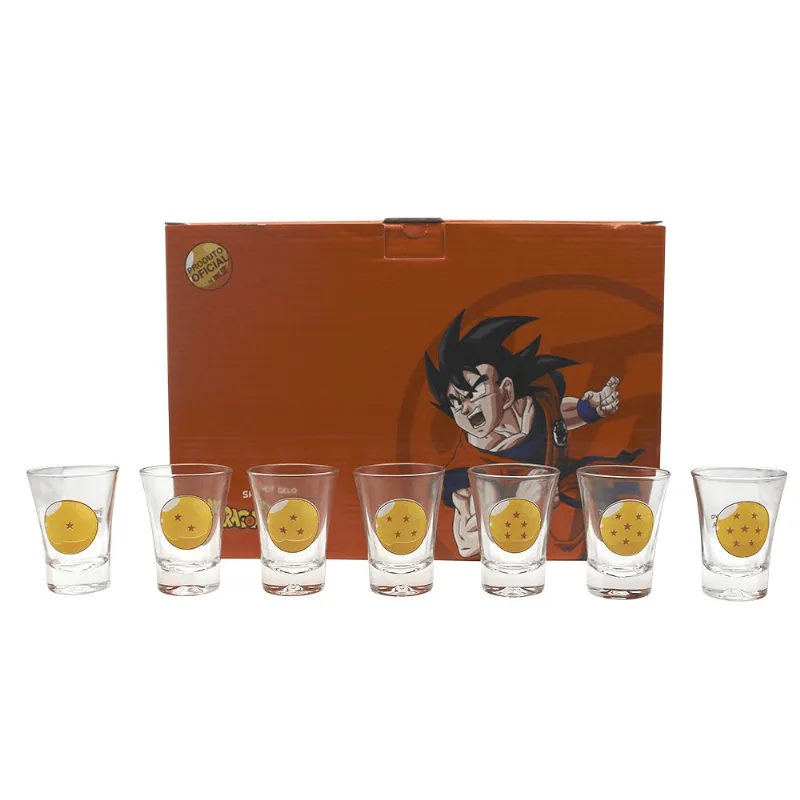 Kit Copos de Shot 50 ml Dragon Ball 7 peças