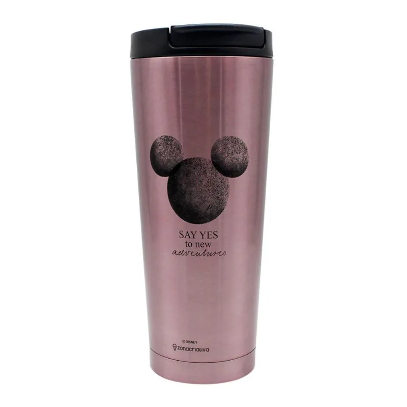 Copo viagem Mickey 400 ml Mármore