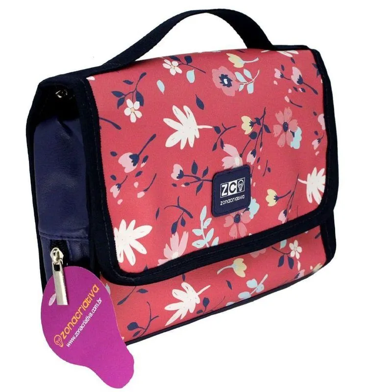 Nécessaire Hanger Floral Zonacriativa