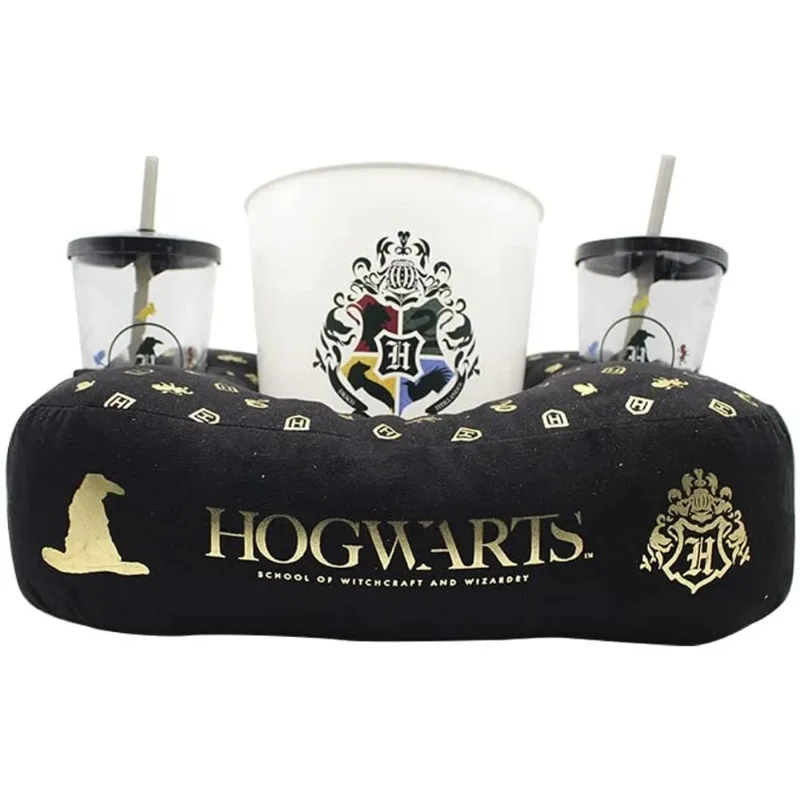 Kit Almofada Pipoca Harry Potter Hogwarts Zona Criativa 10064269