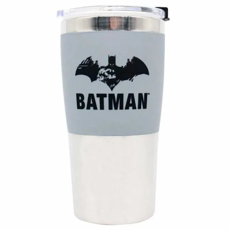 Copo Com Tampa Max 450ml Dc Batman City Zonacriativa