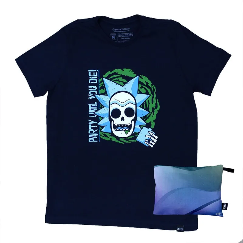Camiseta Rick e Morty Preta - Tam G