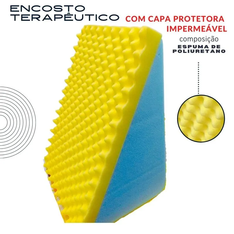 Encosto Ortopédico Macio Com Capa Impermeável 45x65x33