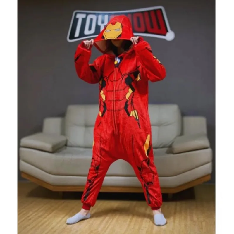 Macacão Kigurumi Adulto Homem de Ferro Tam G 0071697