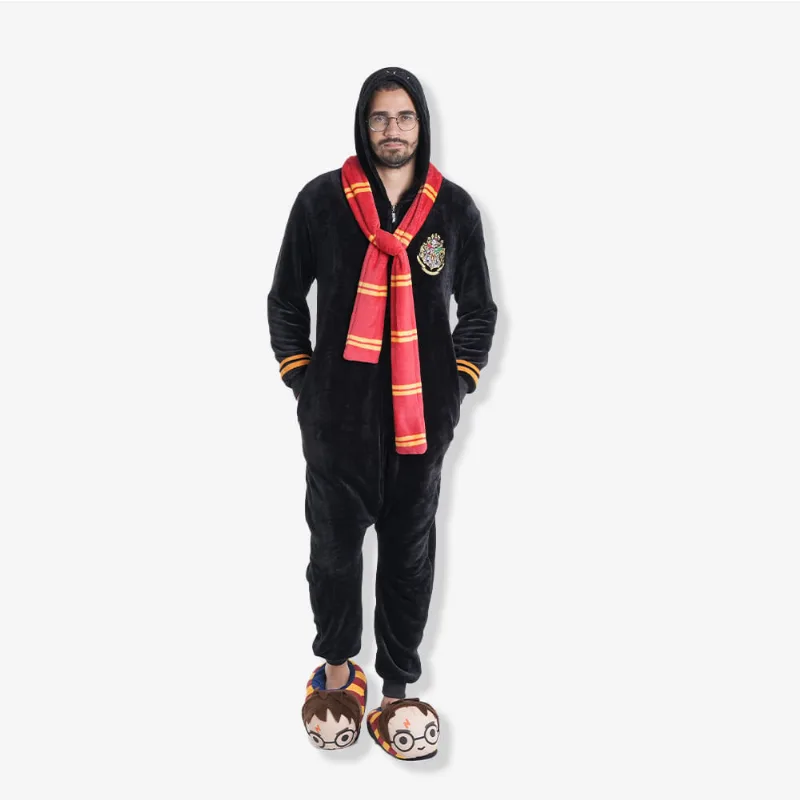 Macacão Kigurumi Hogwarts Casas – Harry Potter P