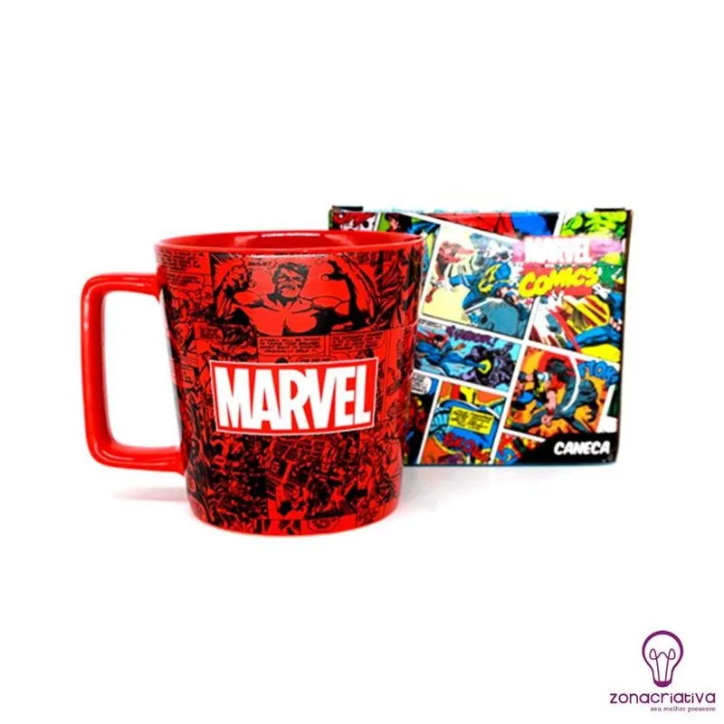 Caneca Buck Marvel Classic Em Cerâmica Com 400 Ml - Zonacriativa