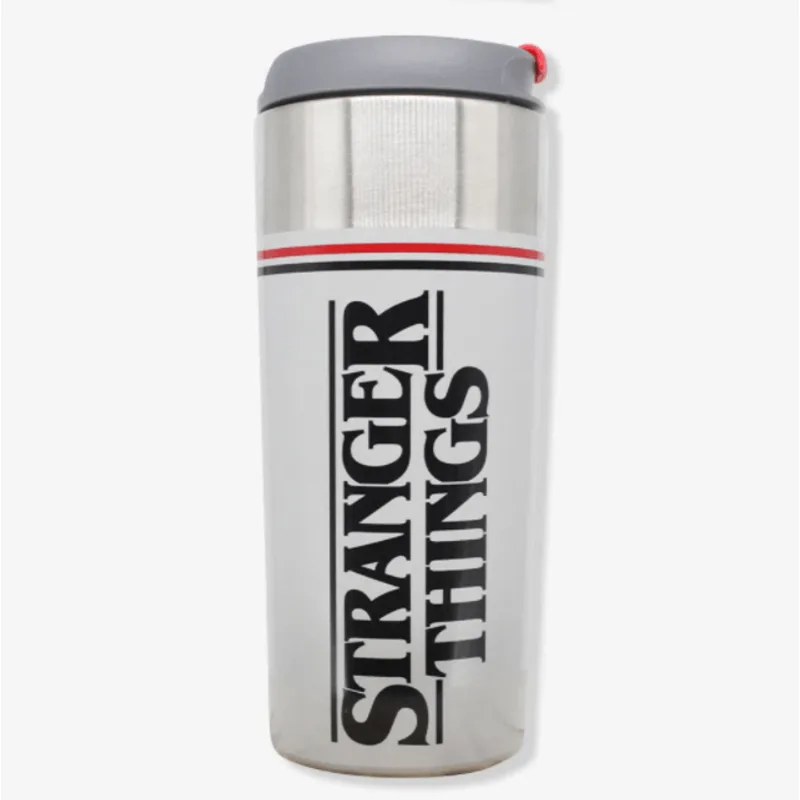 Copo Viagem Slim Stranger Things Logo Zona Criativa 10024281
