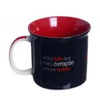 CANECA TOM 350ML CORACAO SONHOU - Manaia Presentes