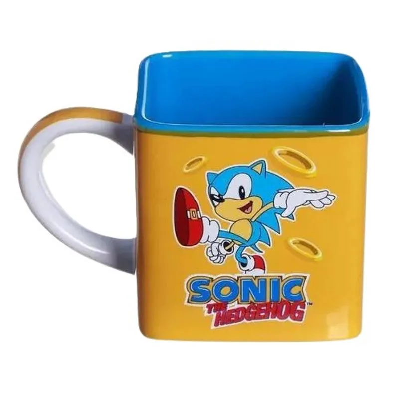 Caneca Cubo Sonic The Hedgehog Oficial Zc - 10024428