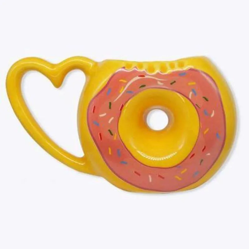 Caneca Formato 3D 200Ml Donuts Morango