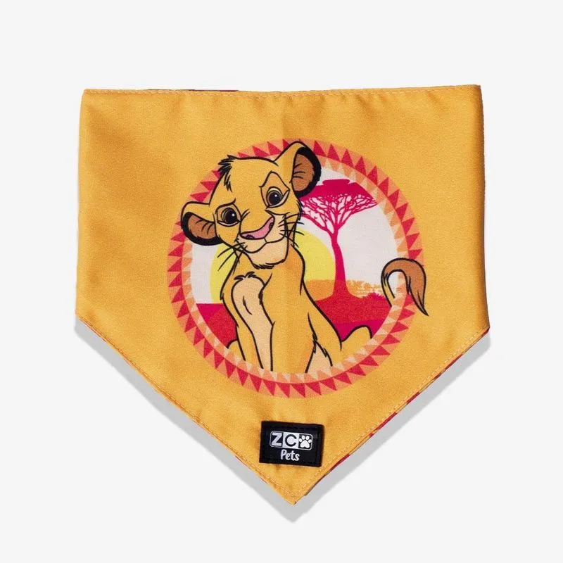 Bandana Zonacriativa Pets Rei Leão - Disney M