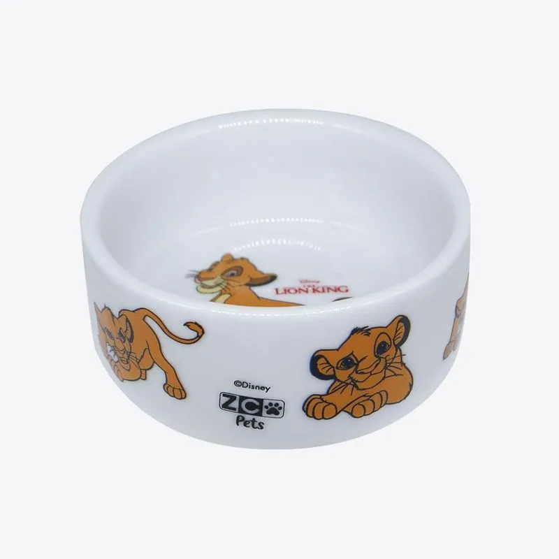 Comedouro Zc Pets Tamanho P Simba Rei Leão - Disney