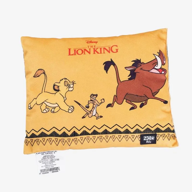 Almofada Pet Rei Leão Zc Pets 100% Poliester 28x24cm