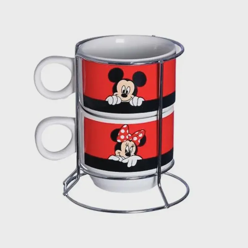 Kit Xicaras Michey e Minnie 2pçs 10024641 - Zonacriativa