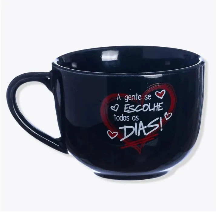 CANECA SOPA A GENTE SE ESCOLHE - Manaia Presentes