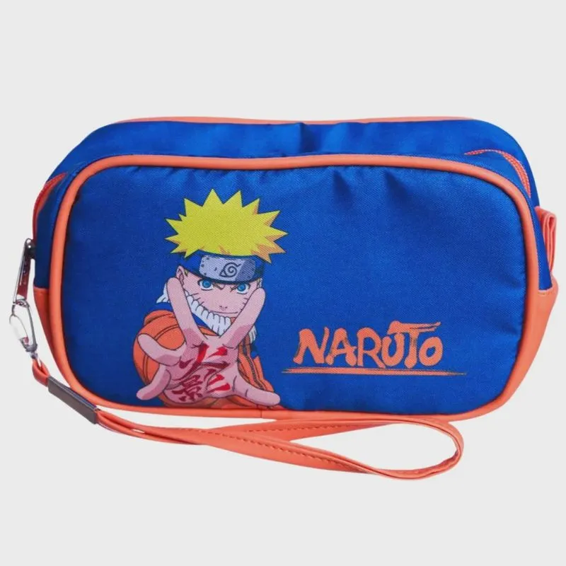 Naruto Bolsa Nécessaire De Viagem Multiuso Azul E Laranja Oficial viz