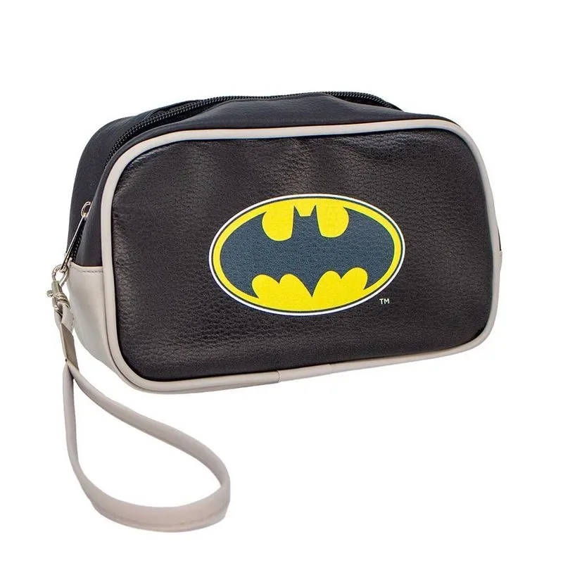 Batman Logo Bolsa Nécessaire Viagem Multiuso Oficial Dc