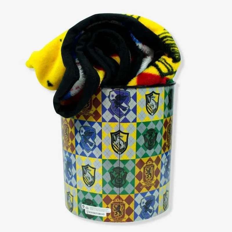 Kit Balde Com Manta Casas De Hogwarts Harry Potter