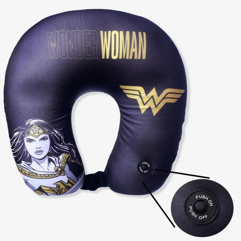 Almofada Pescoço Massageadora Mulher-maravilha Dc Comics