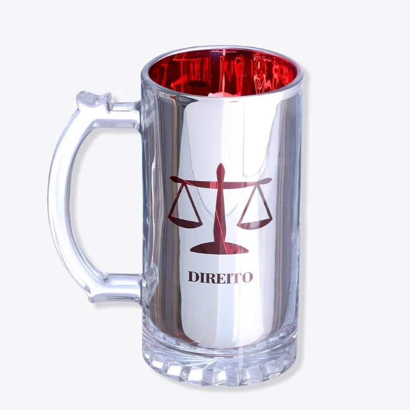 Caneca Chopp Eletrostática Profissões Direito - Zonacriativa