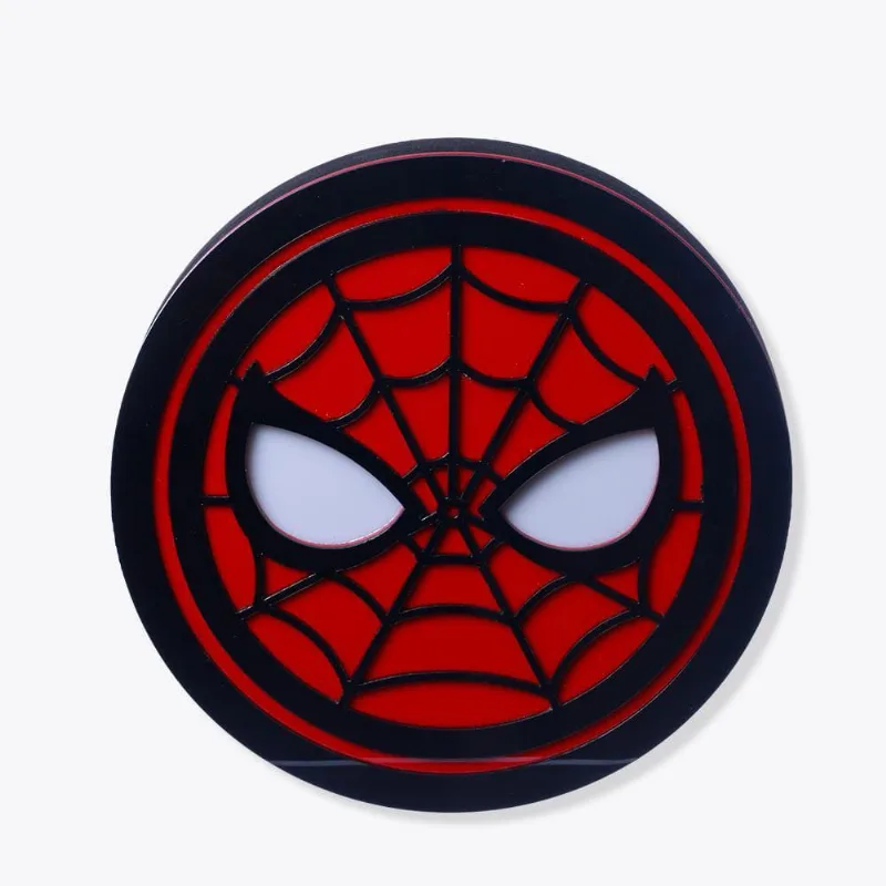 Luminária Homem Aranha Marvel 19cm mdf e Acrílico