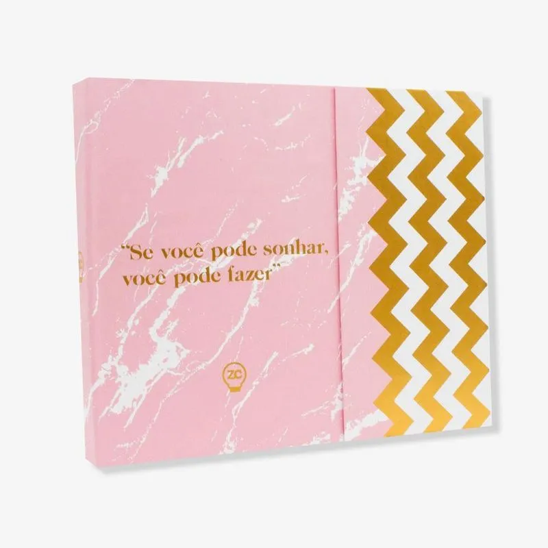Planner Semanal Importado com Capa Dura e Notas Destacáveis
