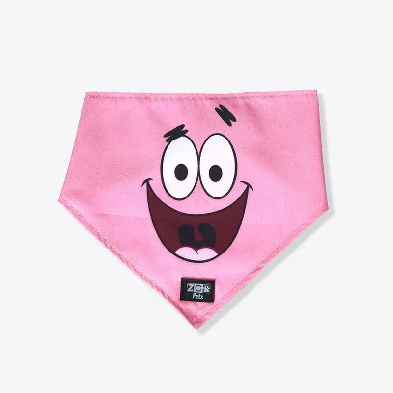 Bandana Zonacriativa Pets Patrick Estrela - Bob Esponja G