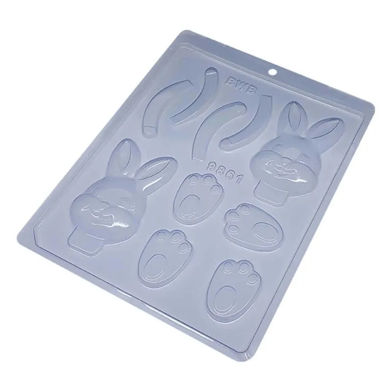 Forma PVC Partes Coelho de Chocolate - BWB