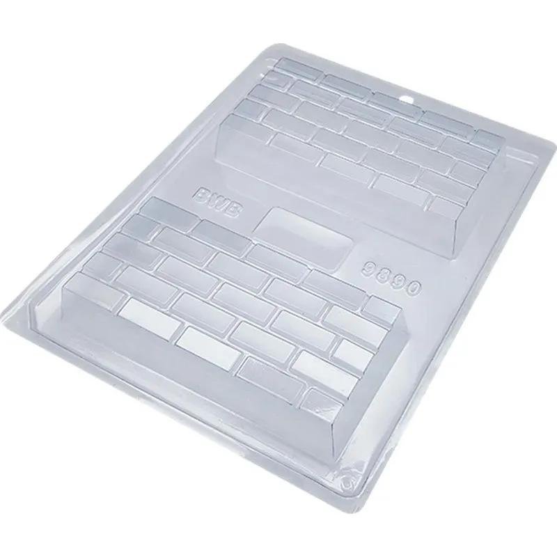 Forma De Chocolate Silicone Tablete Tijolinho 9890