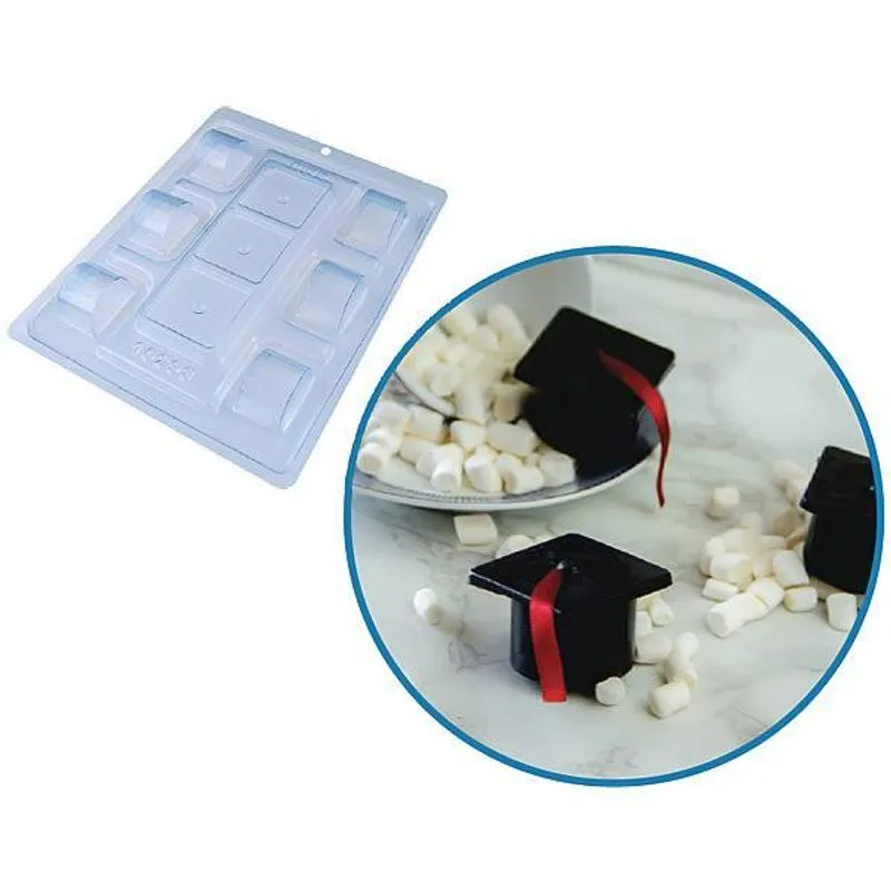 (1pç) Forma Para Chocolate Com Silicone Capelo Formatura (1pç) Forma Para Chocolate Com Silicone Capelo Formatura