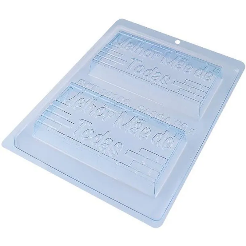 (1pç) Forma Para Chocolate Com Silicone Tablete Melhor Mãe De Todas 200g Bwb