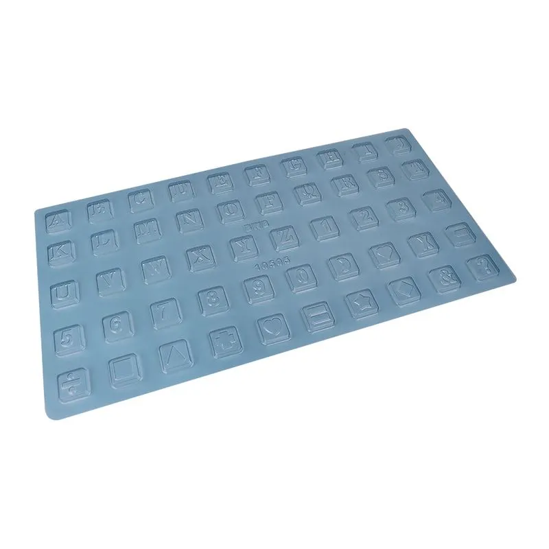 Forma PVC Mini Tablete Caracteres Alfanuméricos REF10505 BWB