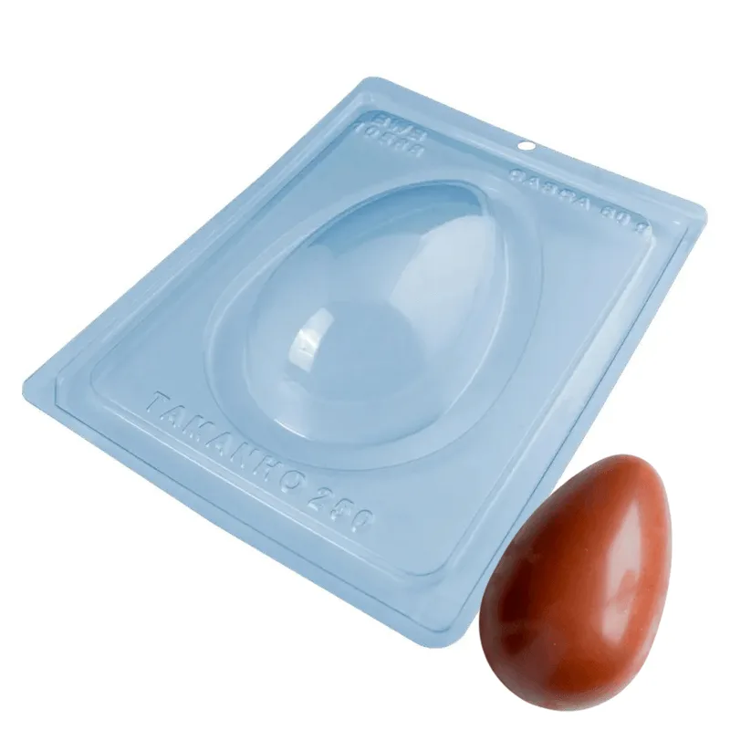 Forma De Acetato/Silicone Ovo Liso Casca Fina 250G 10568 BWB FORMA OVO LISO CASCA FINA 250G REF10568 BWB